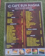 Cafe Bun Maska menu 1