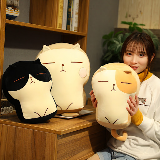 Title 7, Childrens doll cushion nap pillow cat plush to...