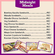 Midnight Meals menu 1