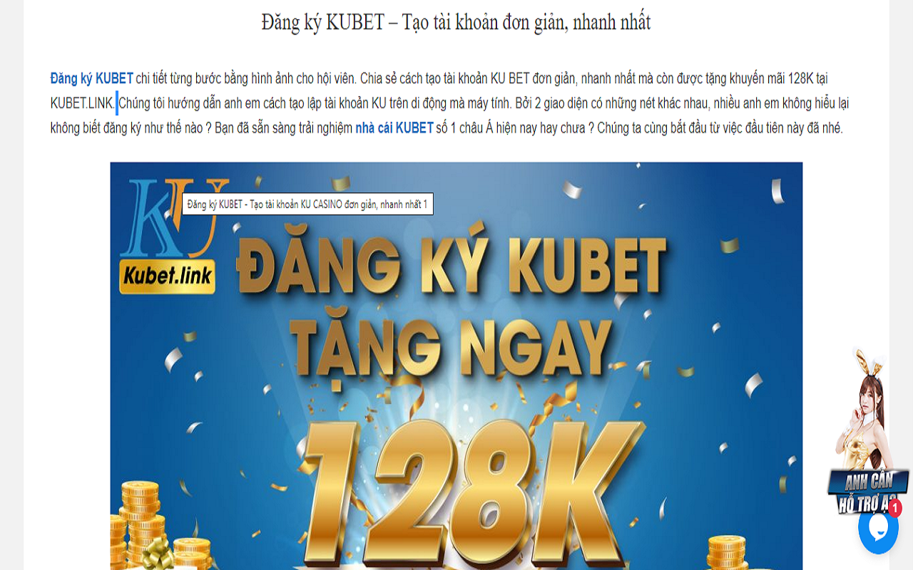 Đăng ký KUBET - Hướng dẫn tạo tài khoản KUBET Preview image 0