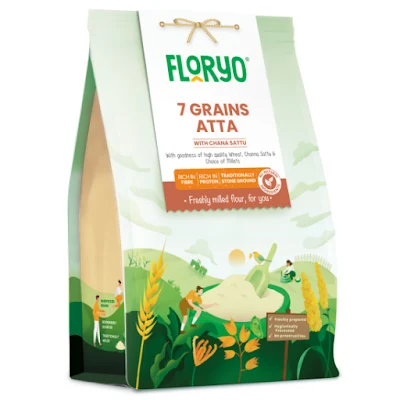 Floryo 7 Grain Multigrain Atta (with Chana Sattu) 1 Kg