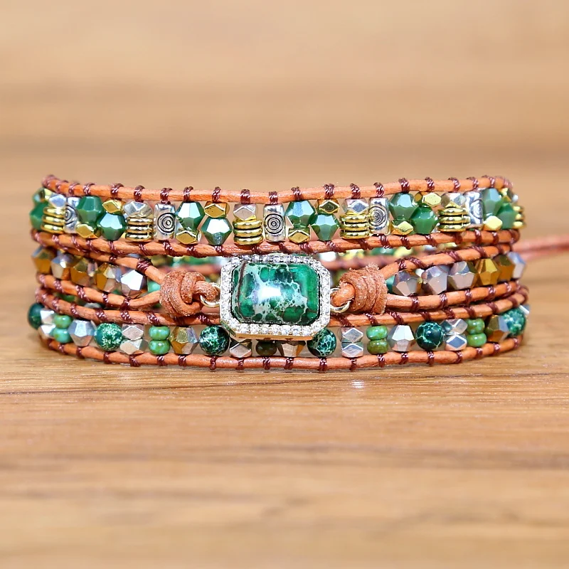 Pulsera Bohemia Vintage Tejido Multicapa Elige la Elegancia Relajada para un Estilo Único y Atemporal Joyería Bohemia Ideal