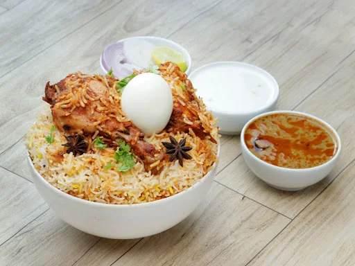 Chicken Biryani (Hundi)