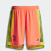 adidas x palace x juventus gk shorts orange / slime / black