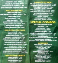 Malgudi menu 4