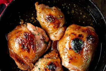 Honey Garlic Chicken Thighs