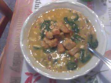 White bean, Chicken, and Spinach soup