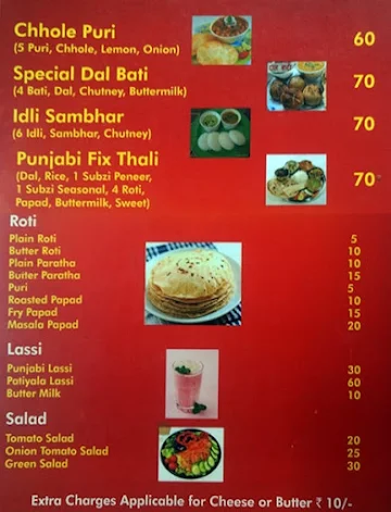 Punjab Paratha Zone menu 