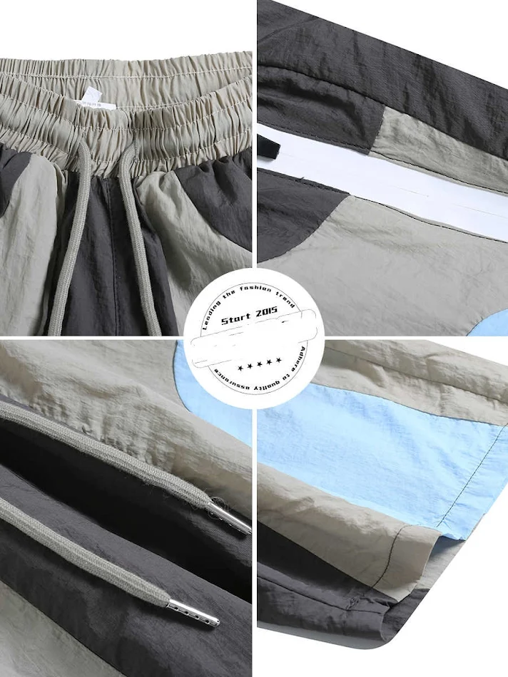 Patchwork Outdoor Sports Quick-drying Workwear Beach Shorts. Udobne i funkcionalne šorce za plažu, posao i aktivnosti na otvorenom.