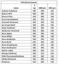 Aishwarya Swagruha Foods menu 4