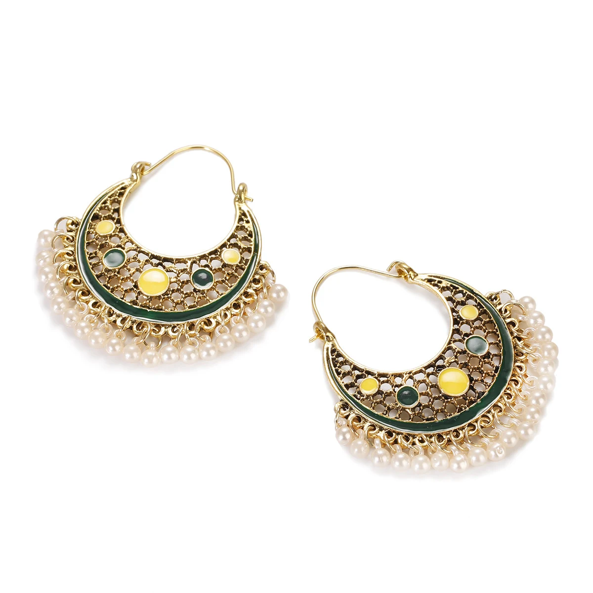 Title 9, Brincos Bohemian Ethnic Retro Indian Exotic Hon...
