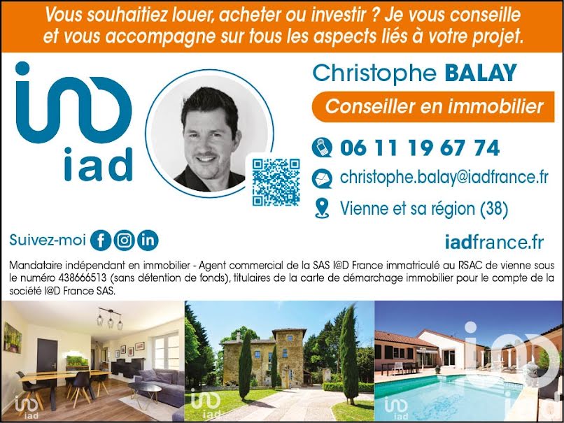 Vente terrain  824 m² à Saint-cyr-sur-le-rhone (69560), 252 000 €