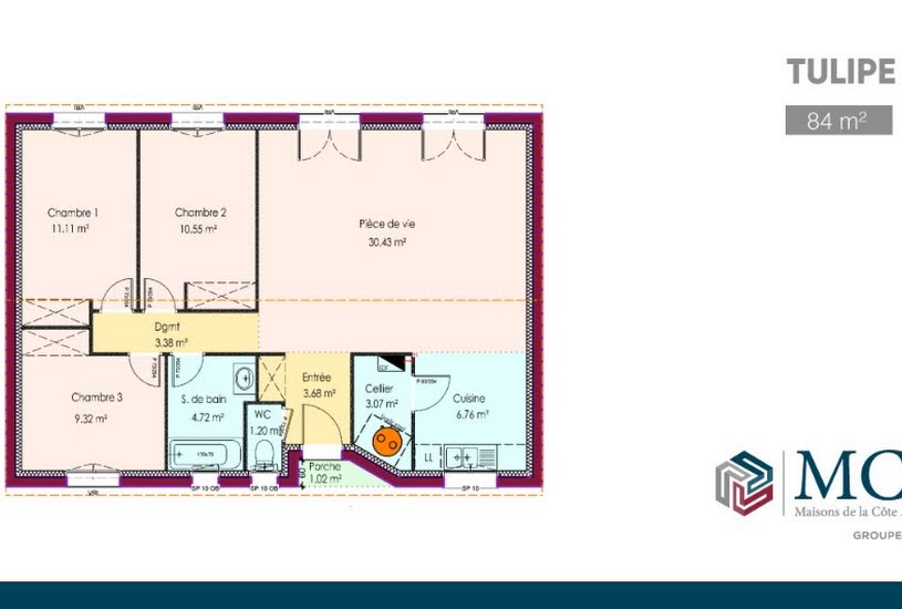  Vente Terrain + Maison - Terrain : 565m² - Maison : 84m² à Labouheyre (40210) 