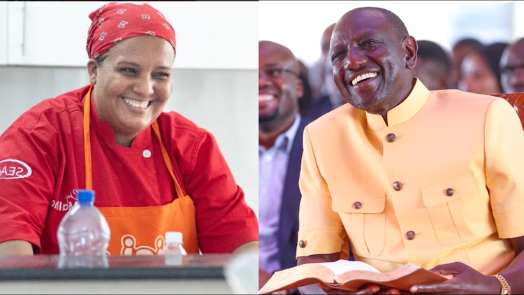 Chef Maliha ategemea Ruto kumzawadi.