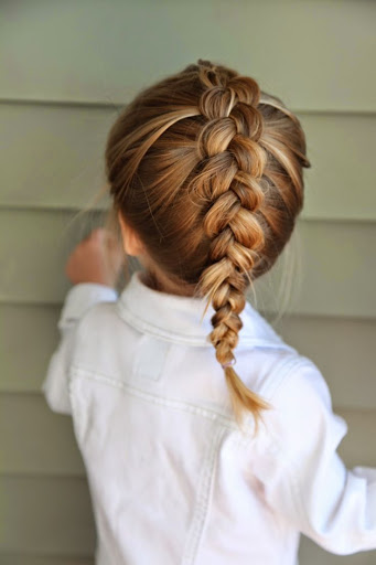 tresse française pour petite fille little cigogne