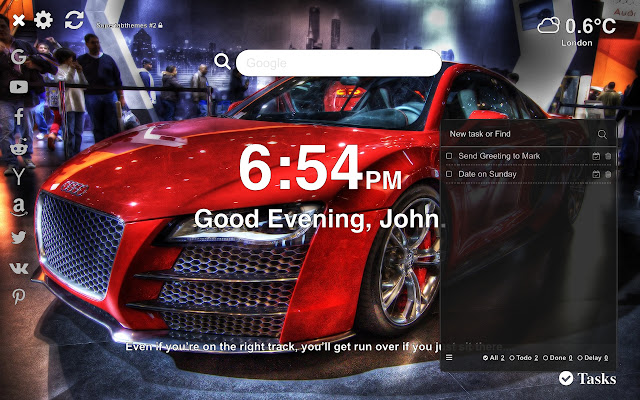 Audi 2019 HD Wallpaper NEW Tab Theme
