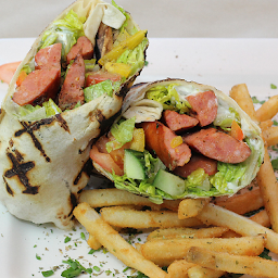 Greek Sausage Wrap