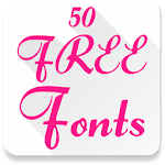 Cover Image of 下载 Fonts for FlipFont 50 #6  APK