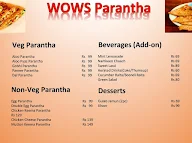 Wows Paranthe menu 1