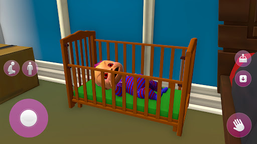 Screenshot Scary Baby In Pink Horror Game