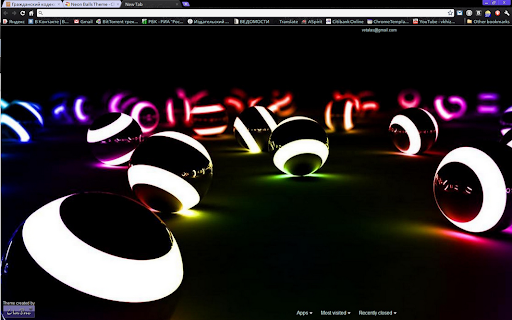 Neon Balls Theme