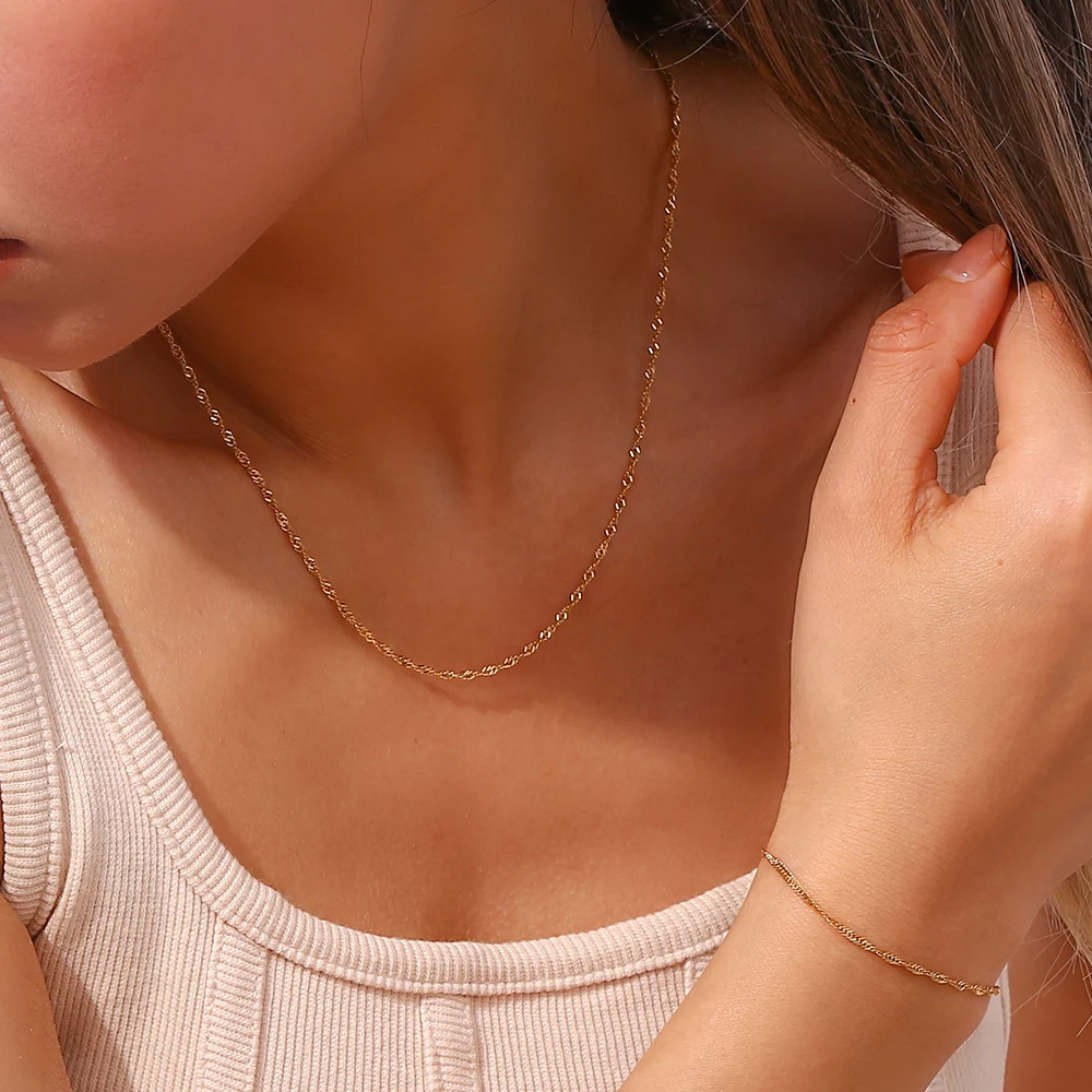 Title 4, Conjunto choker e pulseira de moda, luxo leve e...