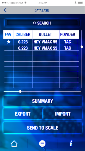 Screenshot Frankford Arsenal Powder Intel