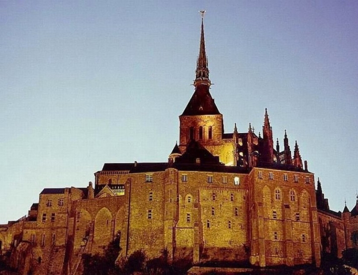 L'Heure bleue a Mt. Saint Michel di Paolo Zanoni