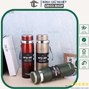 Bình Giữ Nhiệt Inox Bottle Sport 1000Ml Inox Có Dây Xách