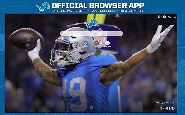 Detroit Lions Official Browser App