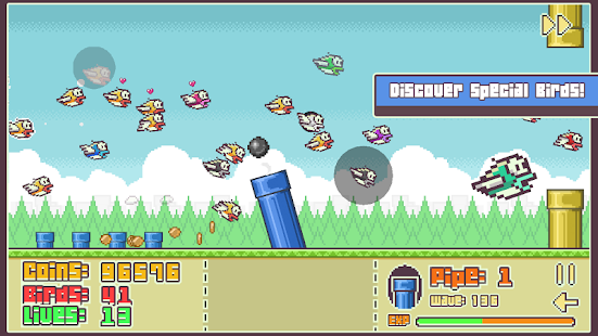  Flappy Defense: miniatura da captura de tela  