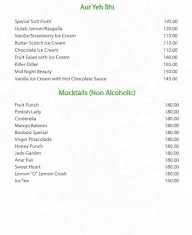 Kukreja Food Complex menu 2