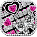 تنزيل Shiny Diamond Butterfly Keyboard التثبيت أحدث APK تنزيل