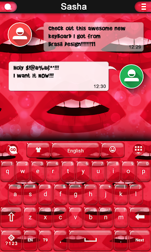 Red Hot Lips keyboard