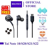 Tai Nghe Nhét Tai Samsung Note 10, Note 10 Plus, S20, S20 Plus, S20 Ultra Chân Cắm Type C Âm Bass Siêu Hay ( Akg)