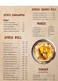 Gyros Kitchen menu 1
