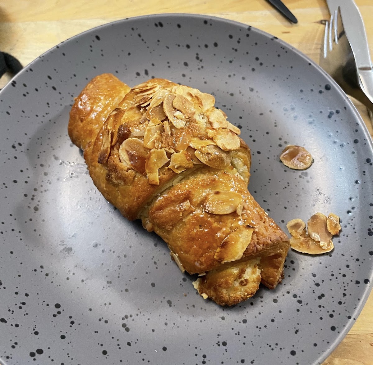 Almond croissant