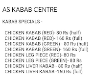 Al Afiya Kabab Centre menu 1