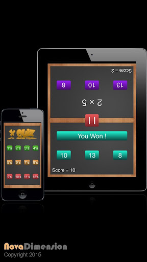 Times Tables Duel - 2 Player