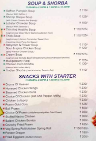 Hotel Durene menu 4