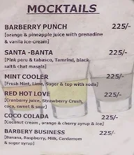 BarBerry menu 1