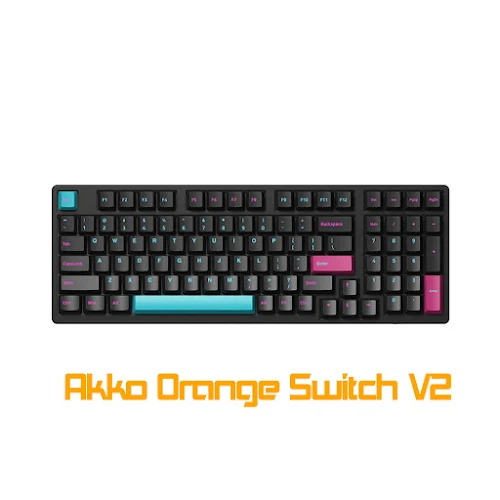 Bàn phím cơ Akko 3098 DS Midnight R2 Akko Pink Switch