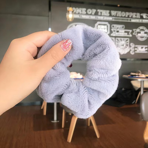 Title 17, Plush Hair Ring Large Intestine Ring Candy Colo...
