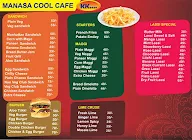 Manasa Cool Cafe menu 6