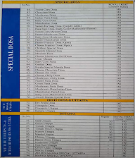 Manna Dosa Magic menu 2