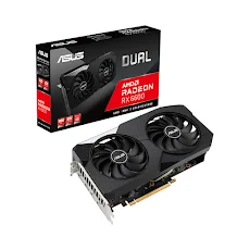 Card màn hình ASUS Dual Radeon RX 6600 8GB GDDR6 (DUAL-RX6600-8G)