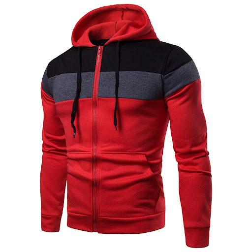 Title 3, Mens Hoodie with Sleeves expertly stitched tog...