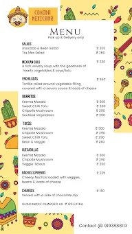 Comida Mexicana menu 1