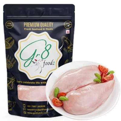 Gr8 Fresh Chicken Breast Boneless 500 Gm