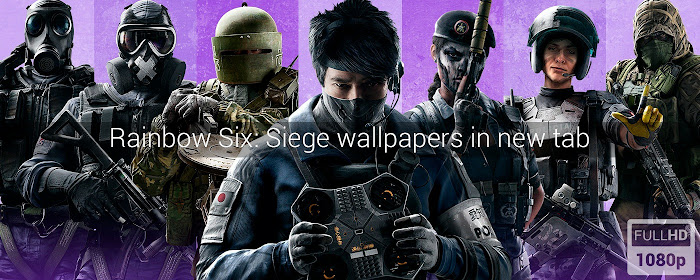 Rainbow Six Siege Wallpapers New Tab marquee promo image